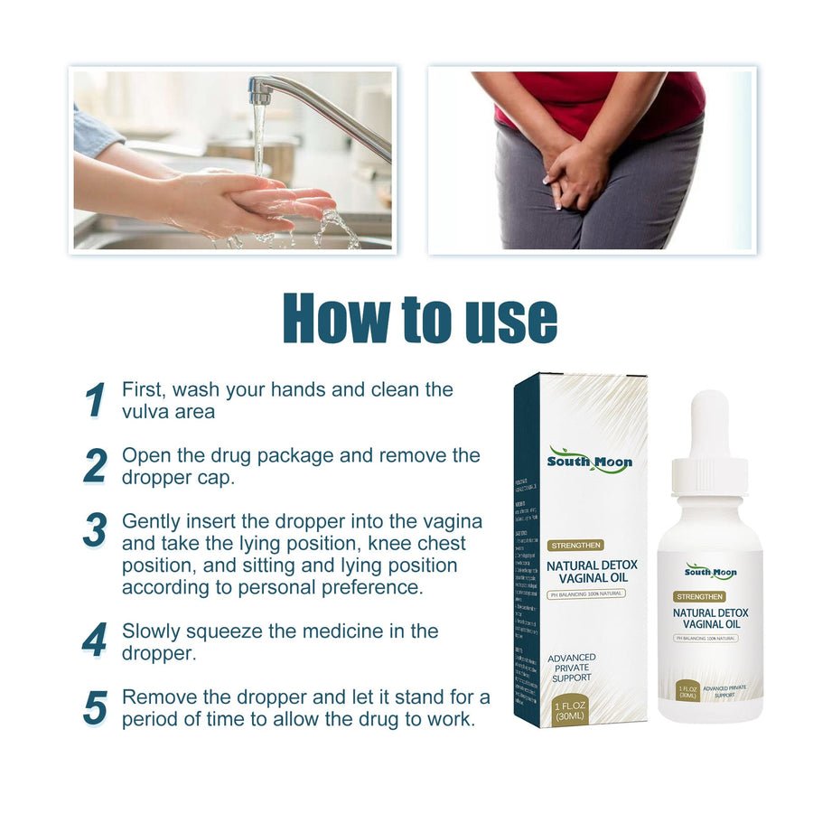 Natural Vaginal Oil — pH-Balancing Detox & Odor Control