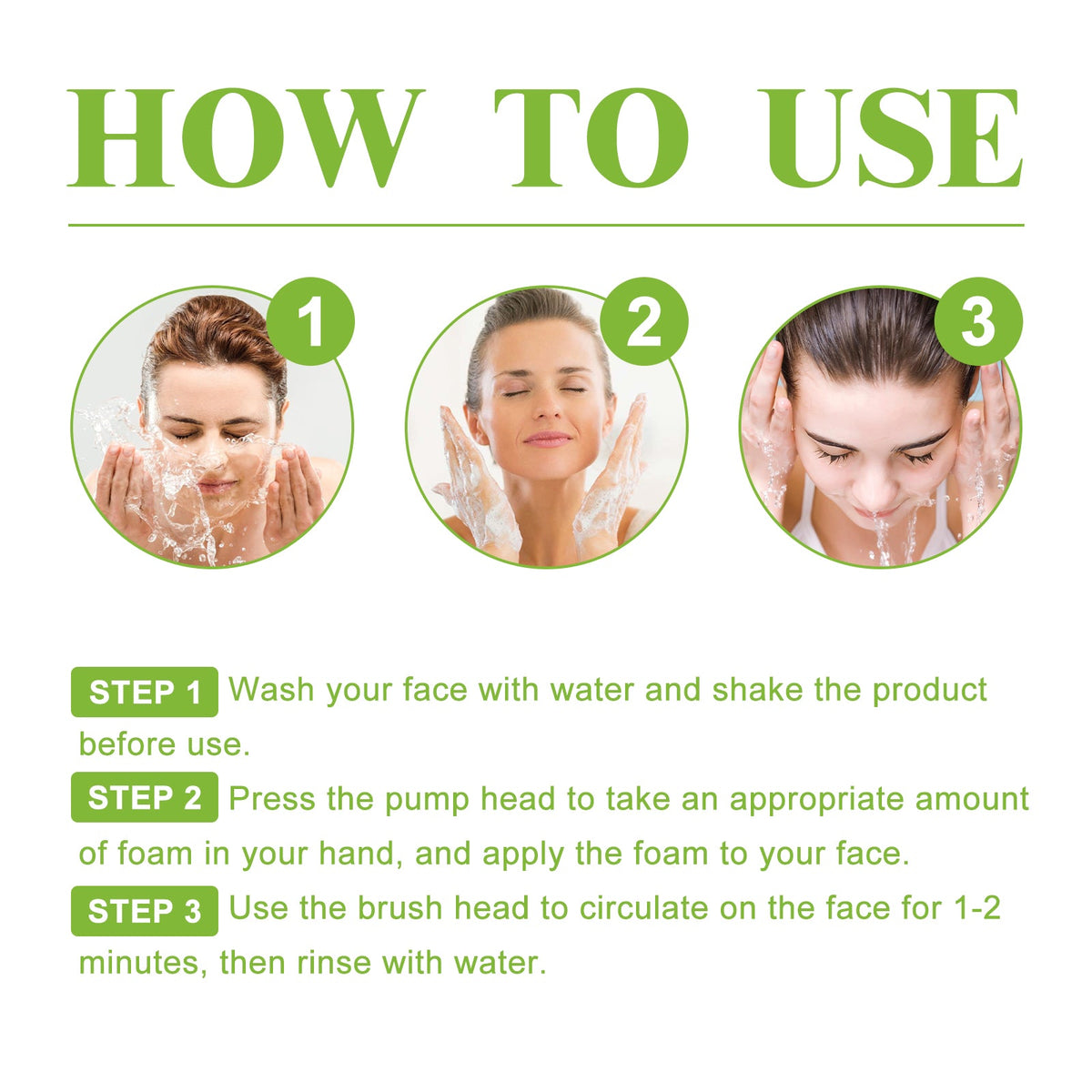 Green Tea Cleansing Mousse for Oil Control & Clear Skin