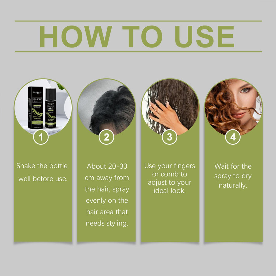 Hair Styling Spray for Touchable, Long-Lasting Hold