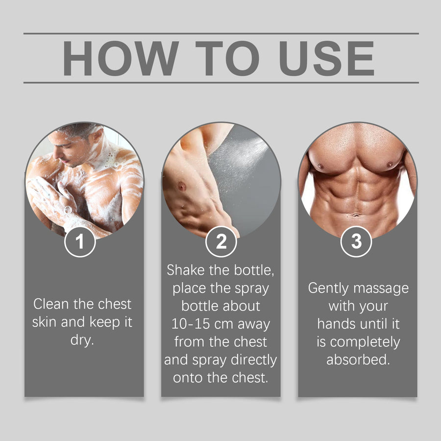 Men’s Chest Contouring Spray — Firmer, More Defined Chest