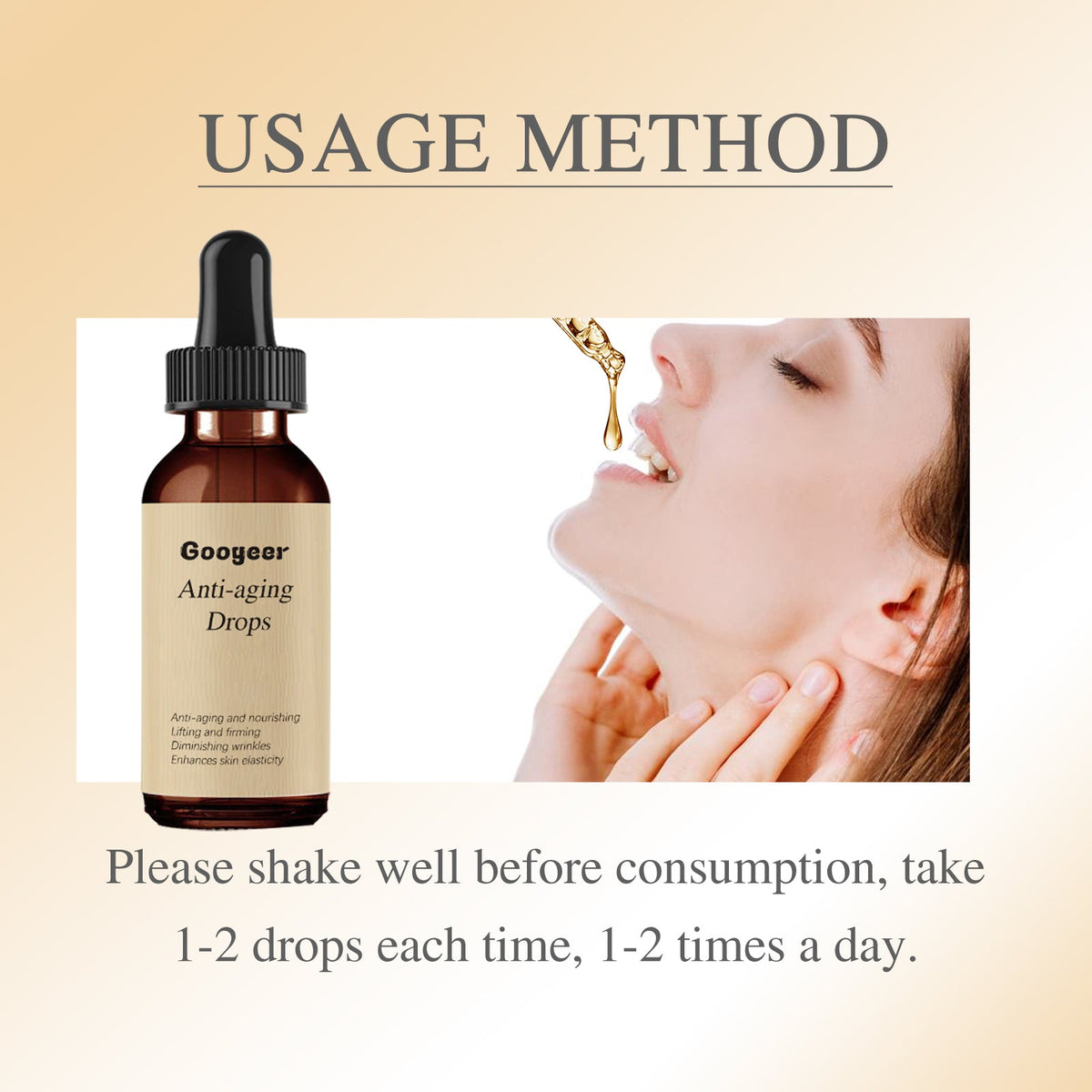 Anti-Aging Facial Drops for Fine Lines & Firmness