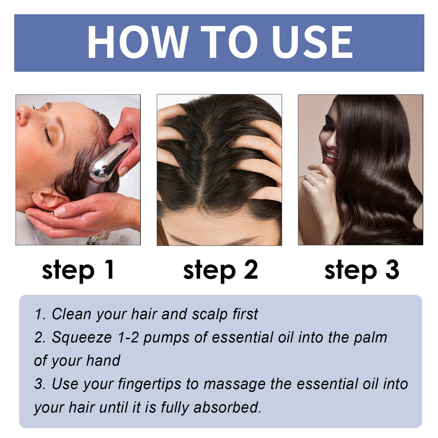 Hair Essential Oil for Softer, Stronger-Looking Hair