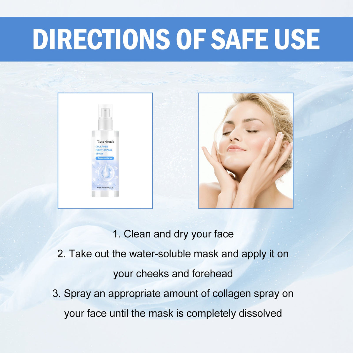 Marine Collagen Face Spray for Hydrated Firmer Skin