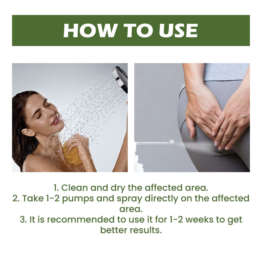Herbal Hemorrhoids Spray — Gentle Relief for Itching & Swelling