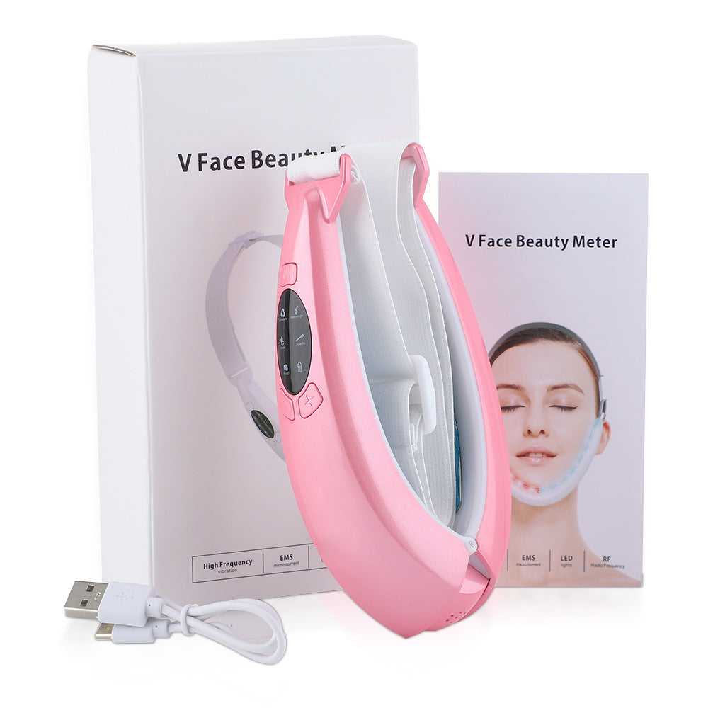 V‑Face Lifting LED Therapy Device — Micro‑Current Skin