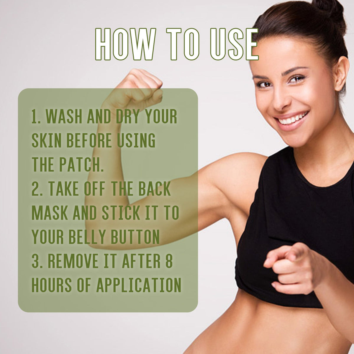 Wormwood Body Shaping Patch, Pull In Your Belly And Tighten
