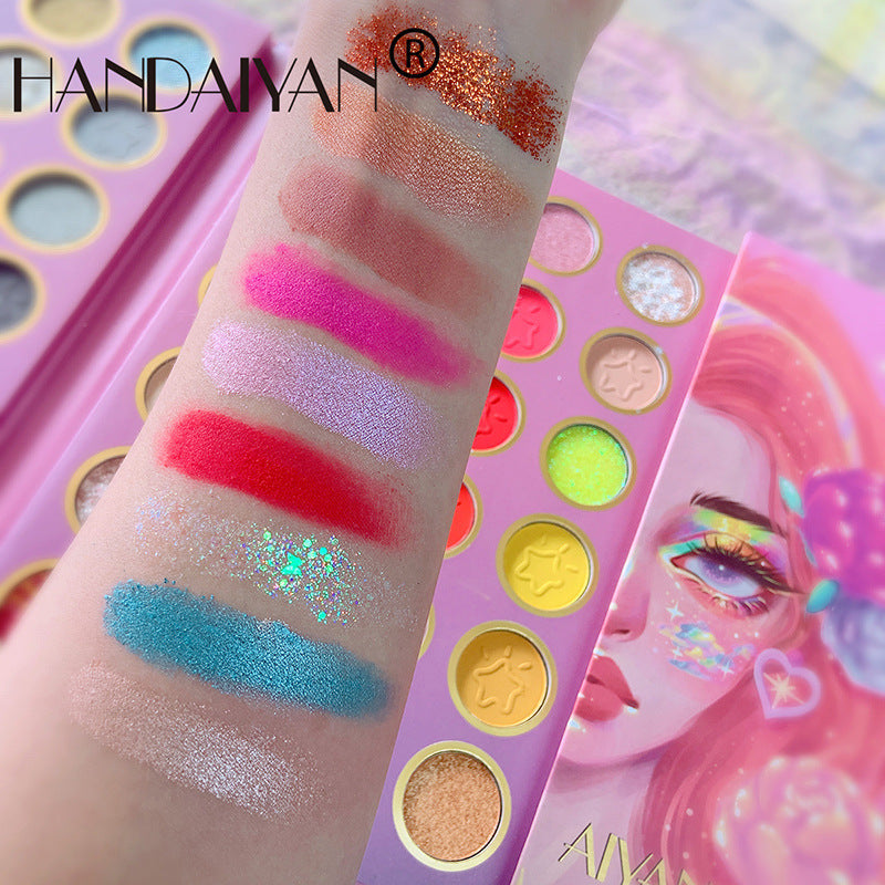 84-Color Makeup Palette for Eye, Blush & Highlight