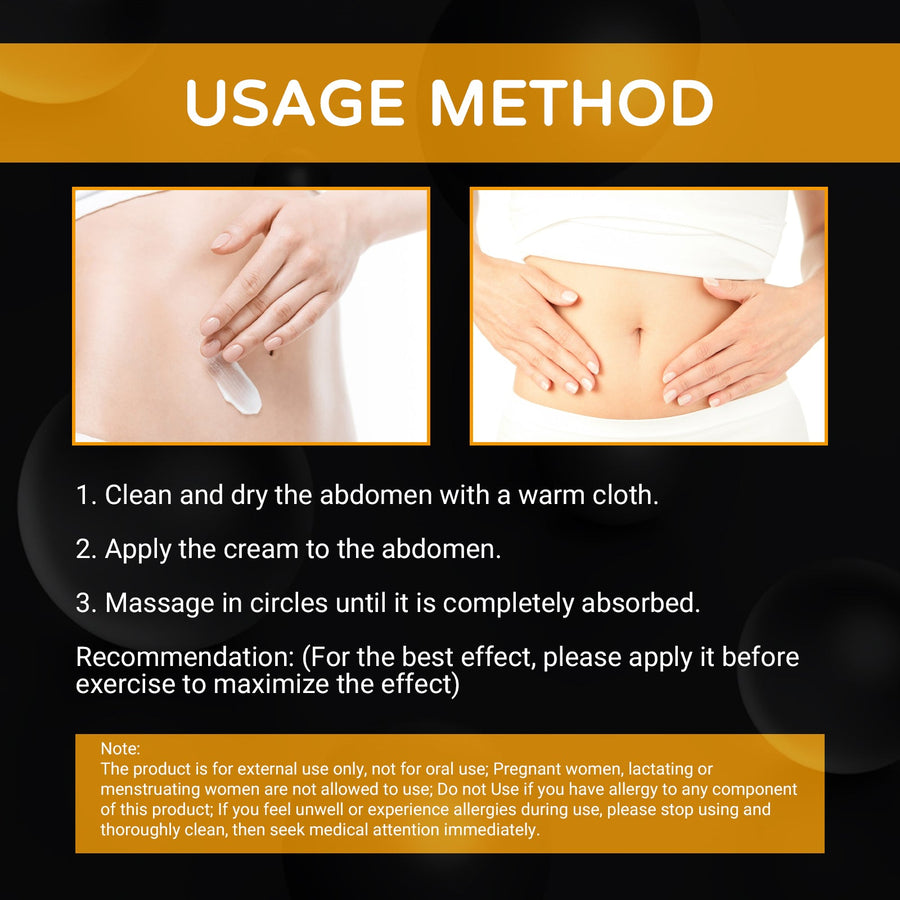 Abs Sculpting Cream for Toned, Firm Core Definition
