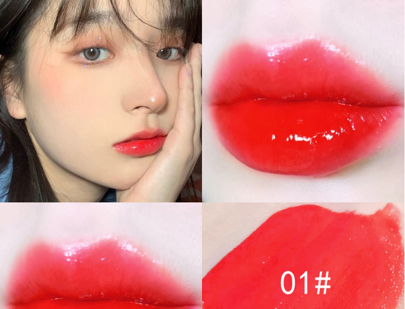 Clear Lip Gloss for Sparkling Glass-Like Lip Shine