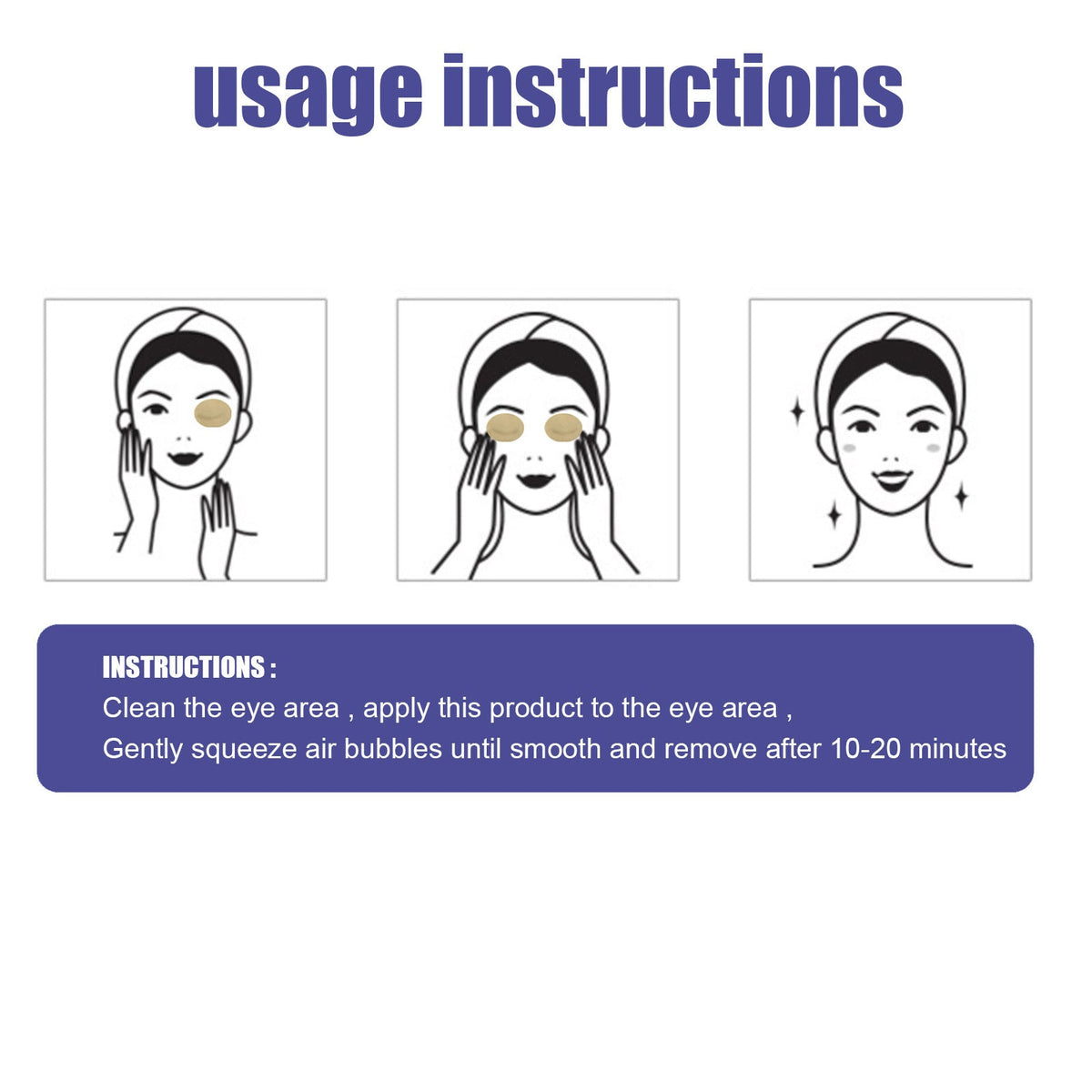 Blueberry Lutein Eye Patches for Screen Fatigue Relief
