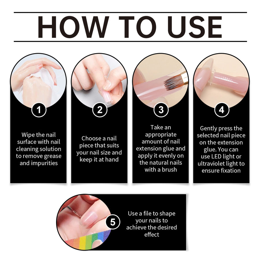 Nail Extension Kit for Easy, Polished DIY Manicures