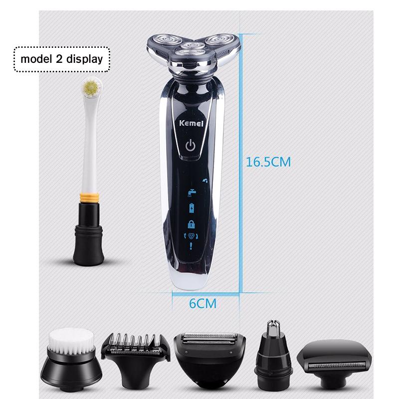 7-in-1 Electric Shaver — Precision Beard, Nose & Hair Trimming