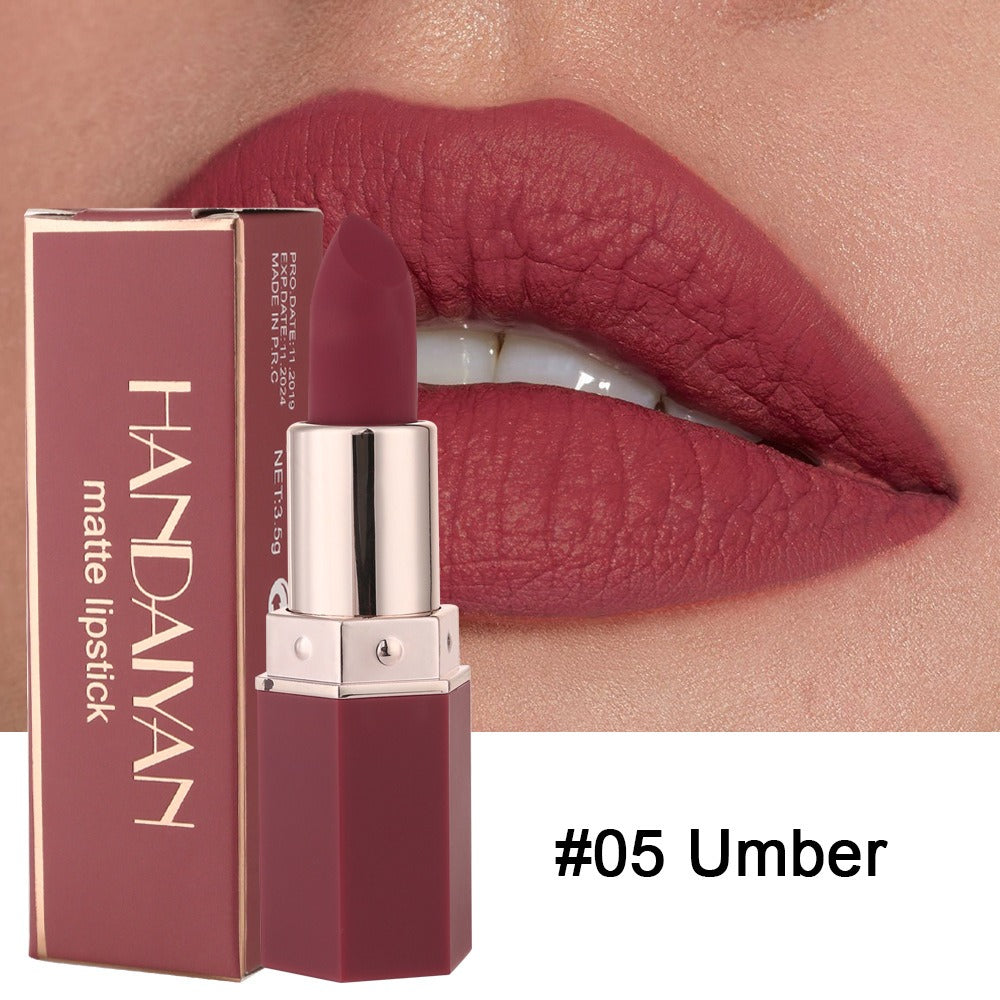 Matte Lipstick Set: 6 Versatile Shades for Every Mood