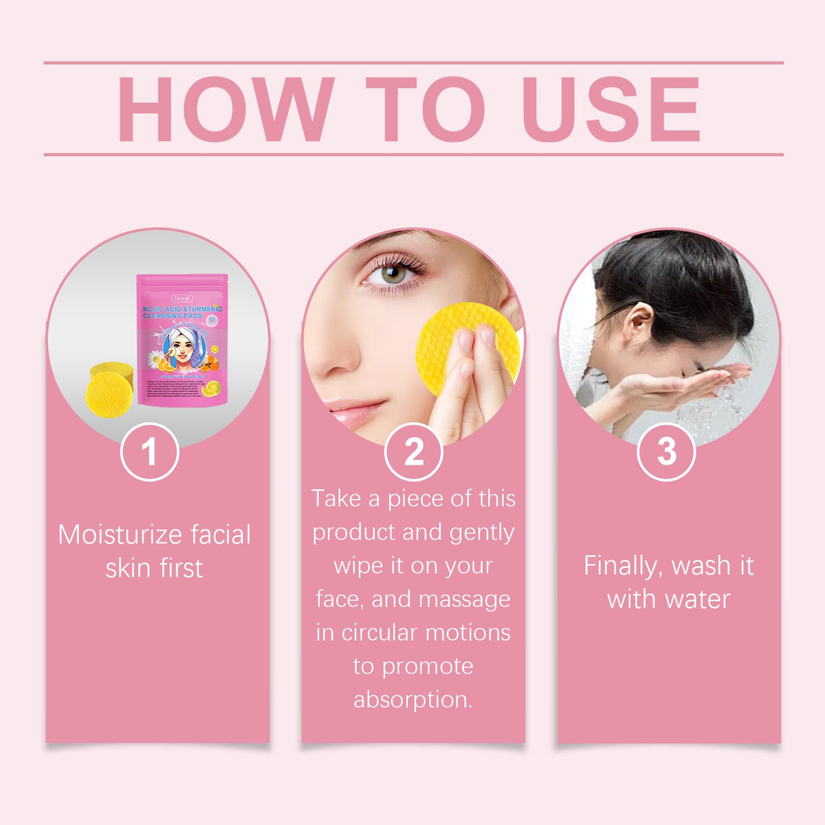 Kojic Acid & Turmeric Cleansing Pads — Brighter, Smoother