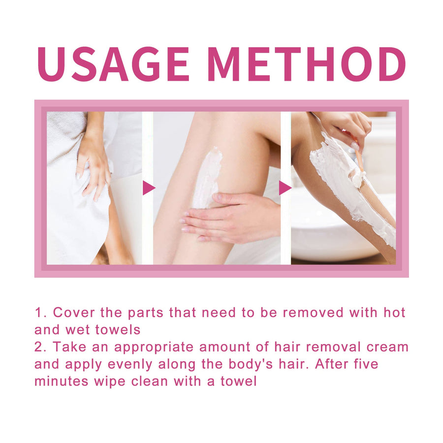 Hair Removal Cream for Gentle Full-Body Smoothing