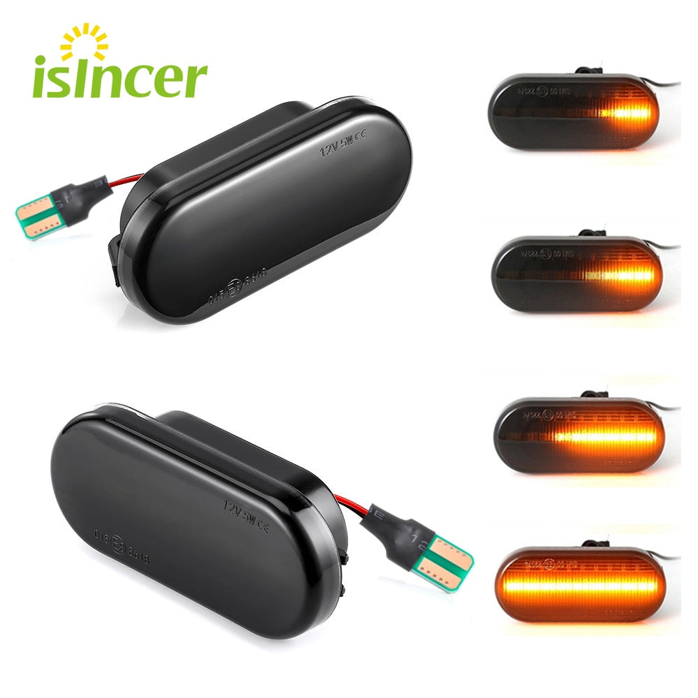 Amber Sequential LED Side Markers for VW Seat Skoda Ford