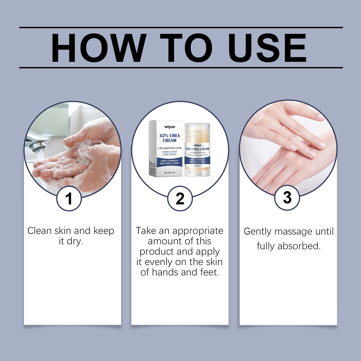 Urea Cream 42% Hand Foot Cracked Skin Repair