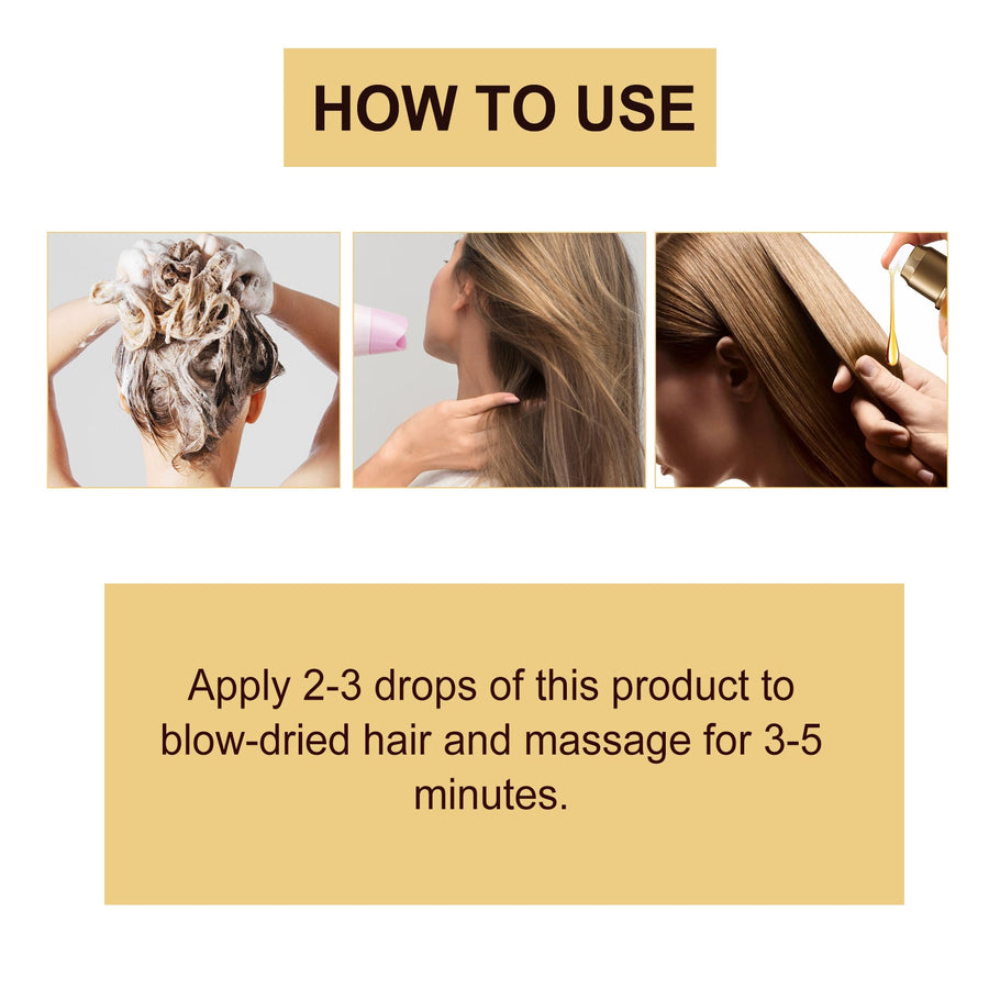 Maca Hair Oil for Smooth, Dry, Damaged Hair Repair