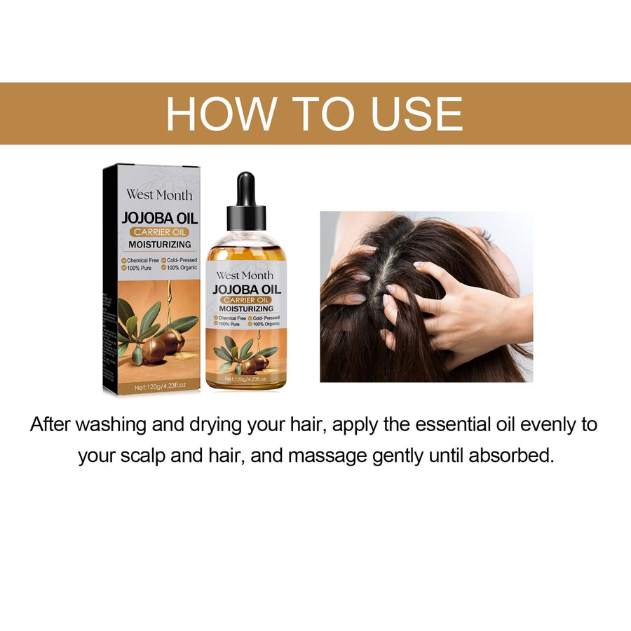 Jojoba Oil Hair Conditioner for Smooth, Shiny Hair Care