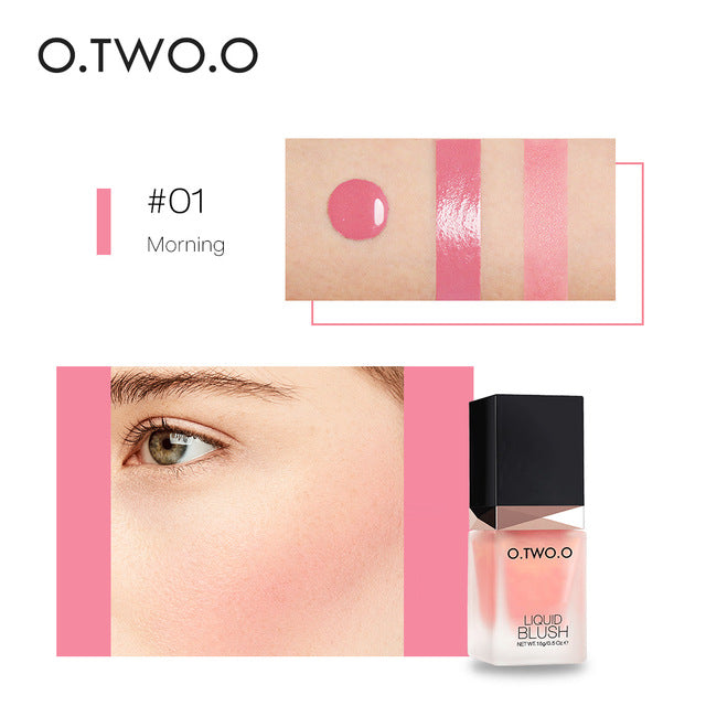 O.TWO.O Liquid Blush - Buildable Natural Cheek Color