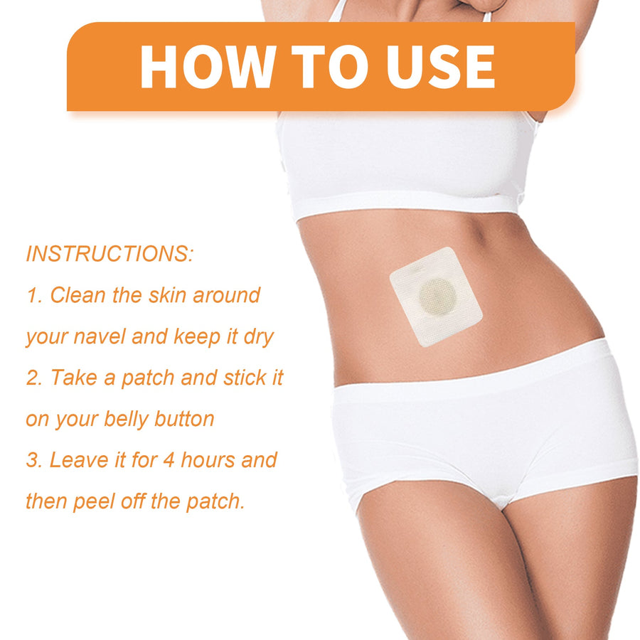 Firming Body Patches with Herbal Extract, 10-Pack