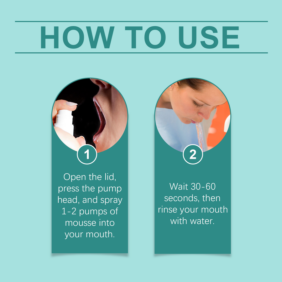 Teeth Whitening Mousse — Plant-Based Foam for a Brighter Smile