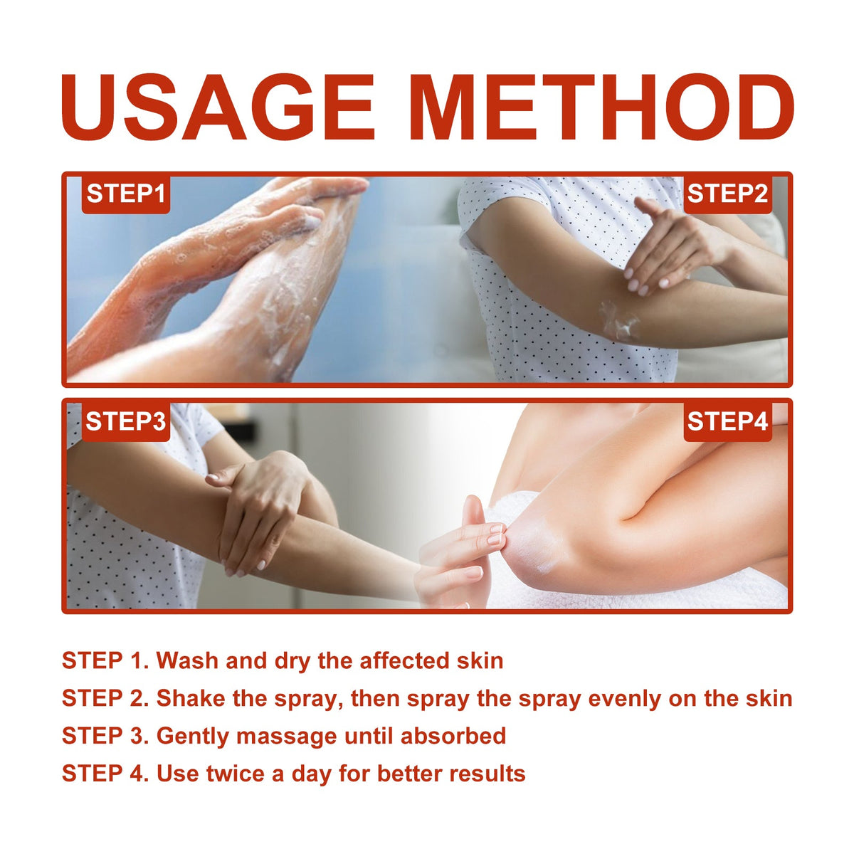 Underarm Dark Spot Spray for Brightening Rough Skin