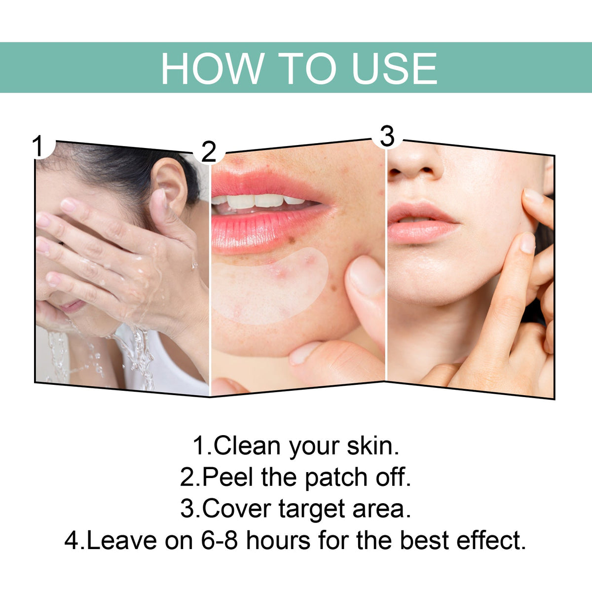 Face Pimple Patches — 132 Invisible Healing Spots for All