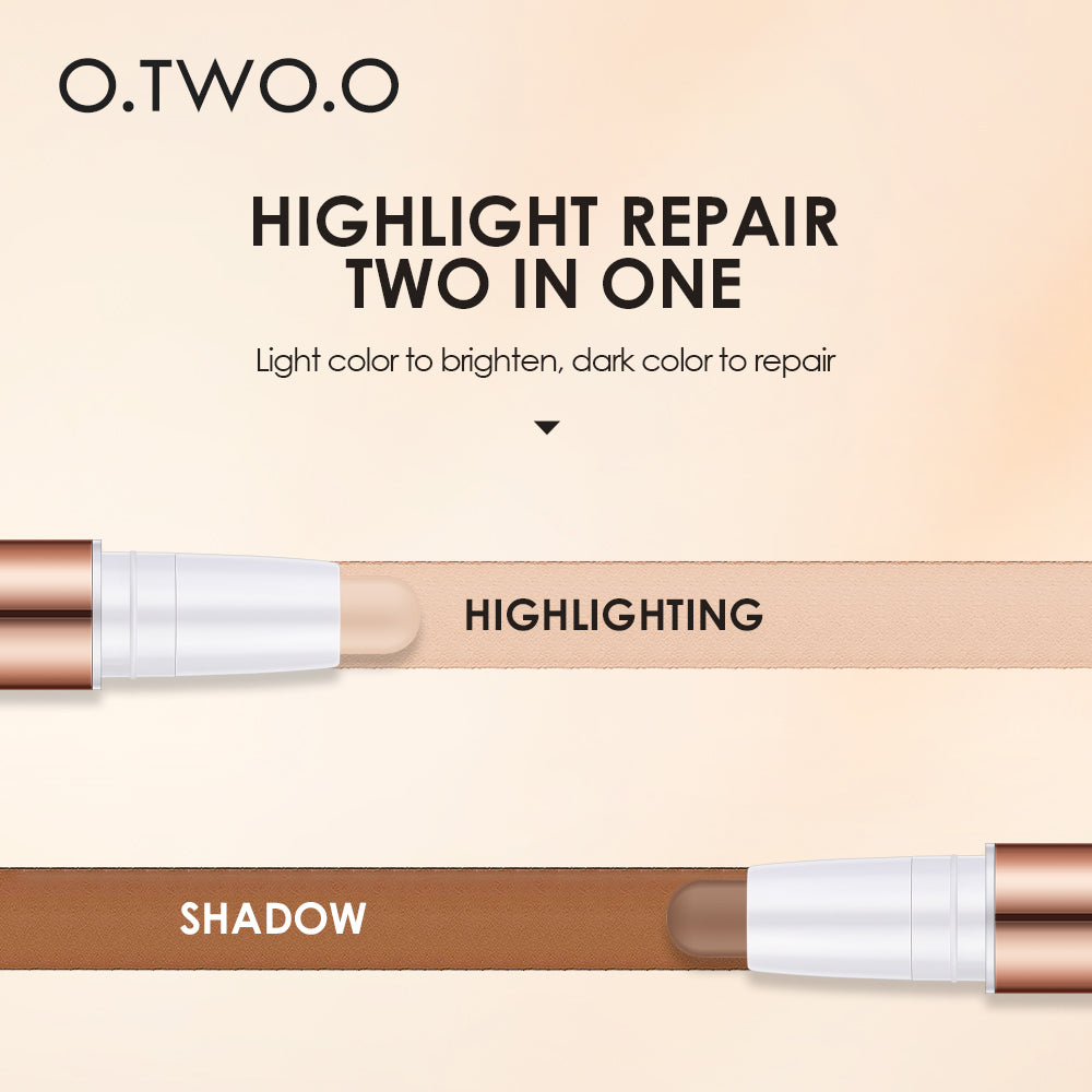 Dual-Ended Contour Stick for Easy Facial Definition