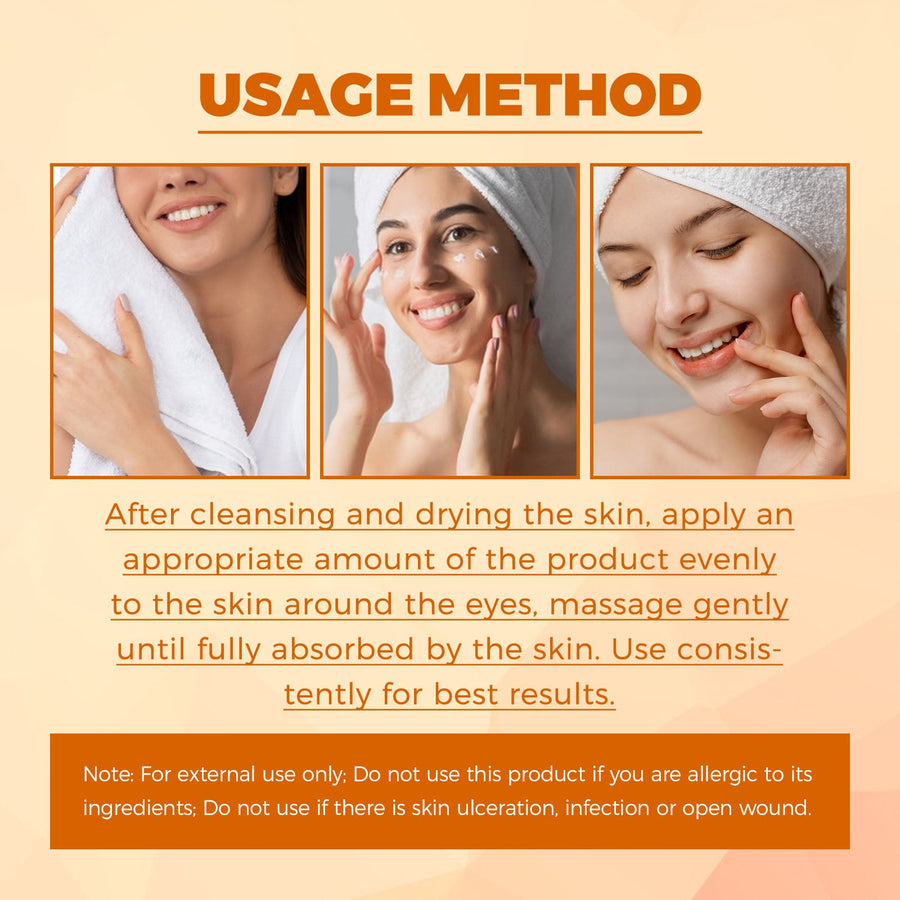 Honey Peptide Eye Cream for Dark Circles & Puffiness