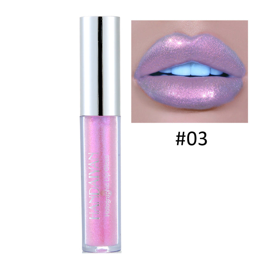Holographic Lip Gloss for Luminous Mermaid-Inspired Shine