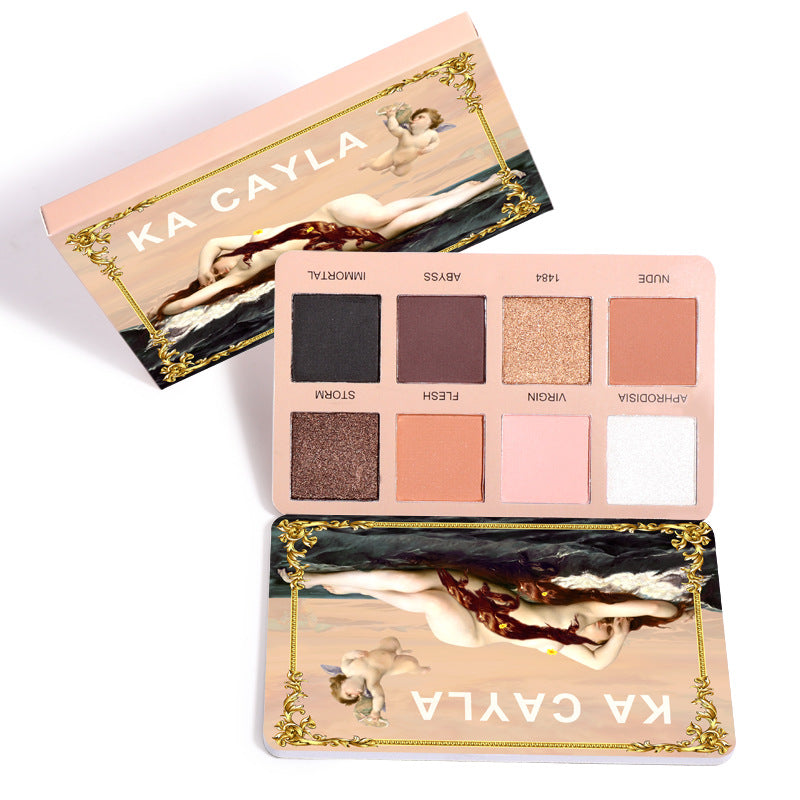 8-Color Eyeshadow Palette for Matte, Pearl & Glitter
