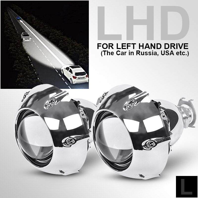 Bi‑Xenon HID Projector Lenses — Sharper Night Vision