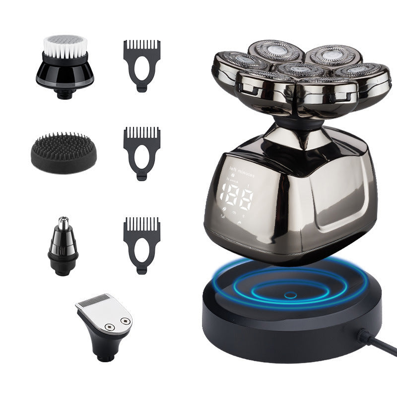 7D Floating Electric Shaver — Wet/Dry, USB Portable