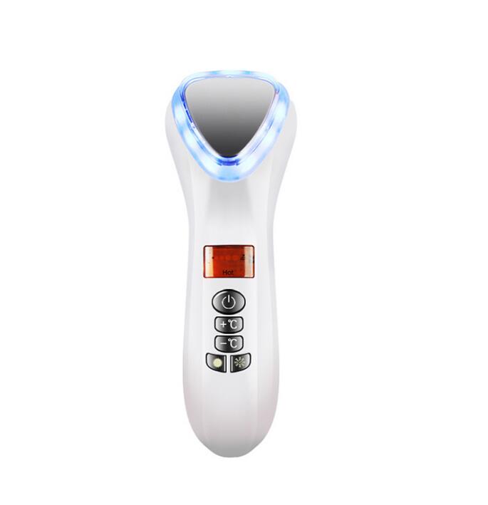 Hot & Cold Cryotherapy Facial Device — LED & Ultrasonic