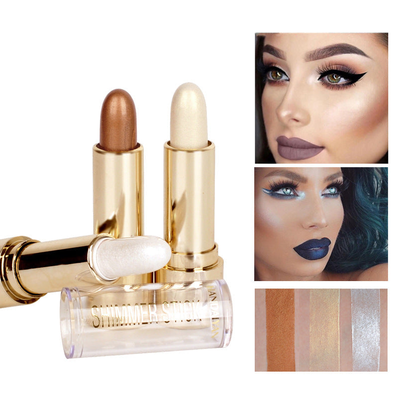 Cream Highlighter Stick for Instant High-Gloss Glow