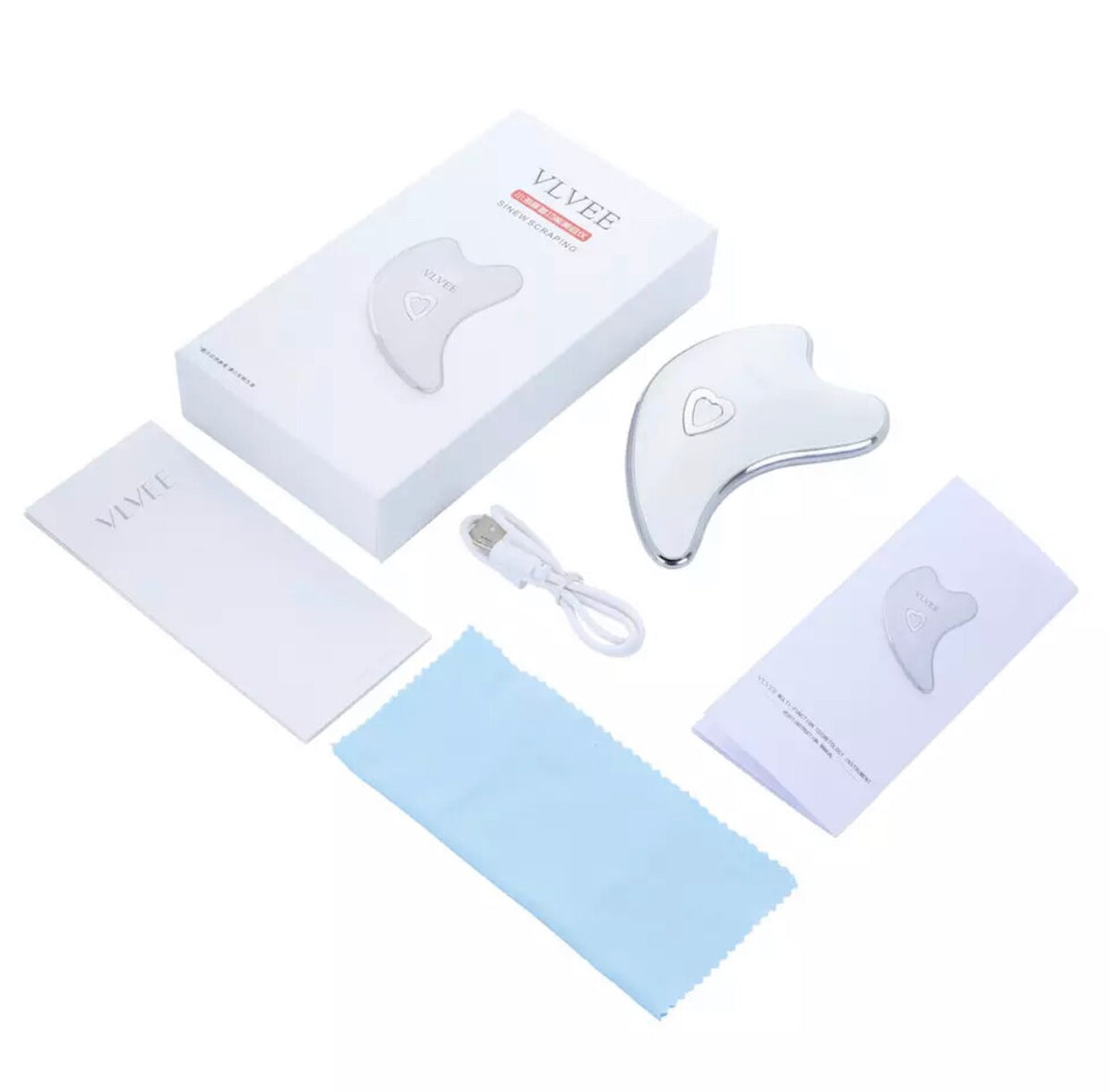 Electric Face & Neck Massager — Heat & Vibration for Firmer