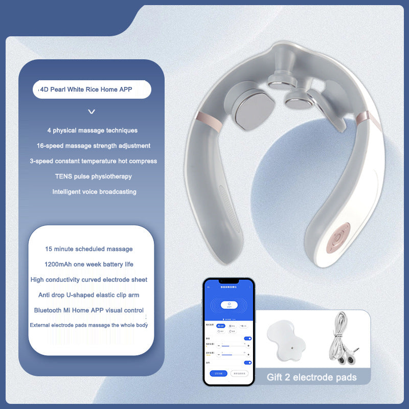 Cervical Neck Massager — 8D TENS & Heat Therapy for Deep Relief
