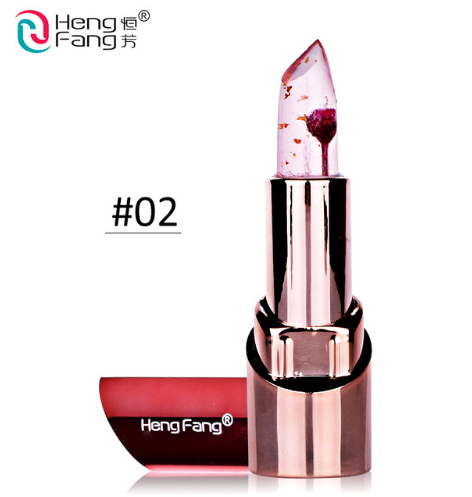 Temperature-Changing Flower Lip Balm for Moisturized Lips