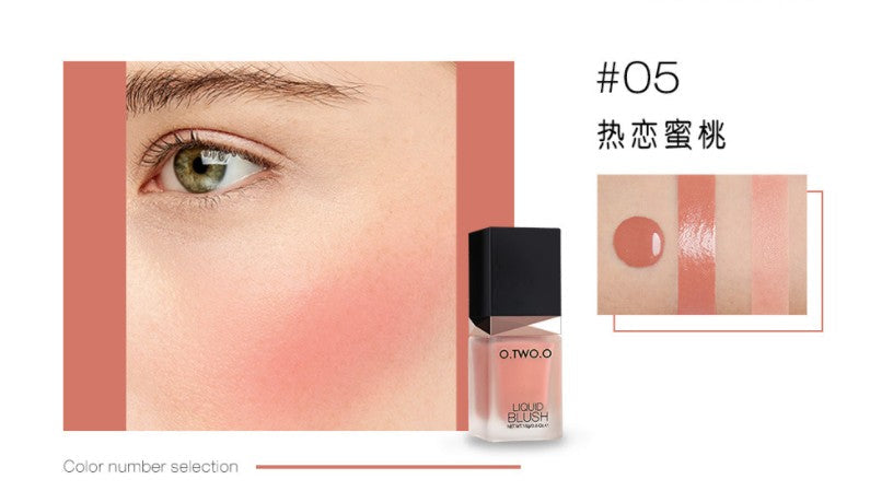 O.TWO.O Liquid Blush - Buildable Natural Cheek Color
