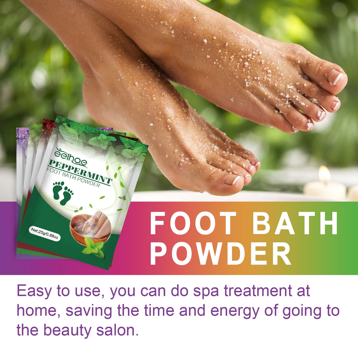 Herbal Foot Soak Salts for Sore, Tired Feet Relief