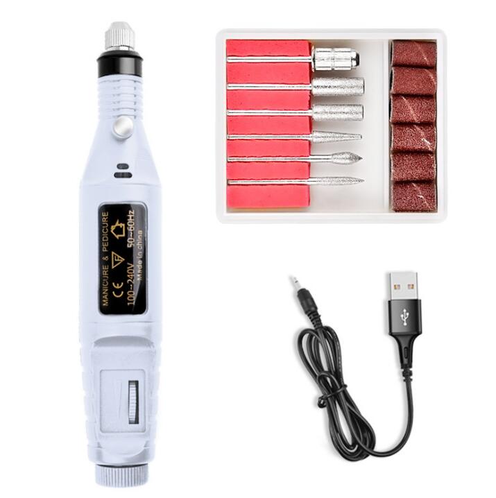 Electric Nail Drill Kit — Fast Gel Removal & Shaping