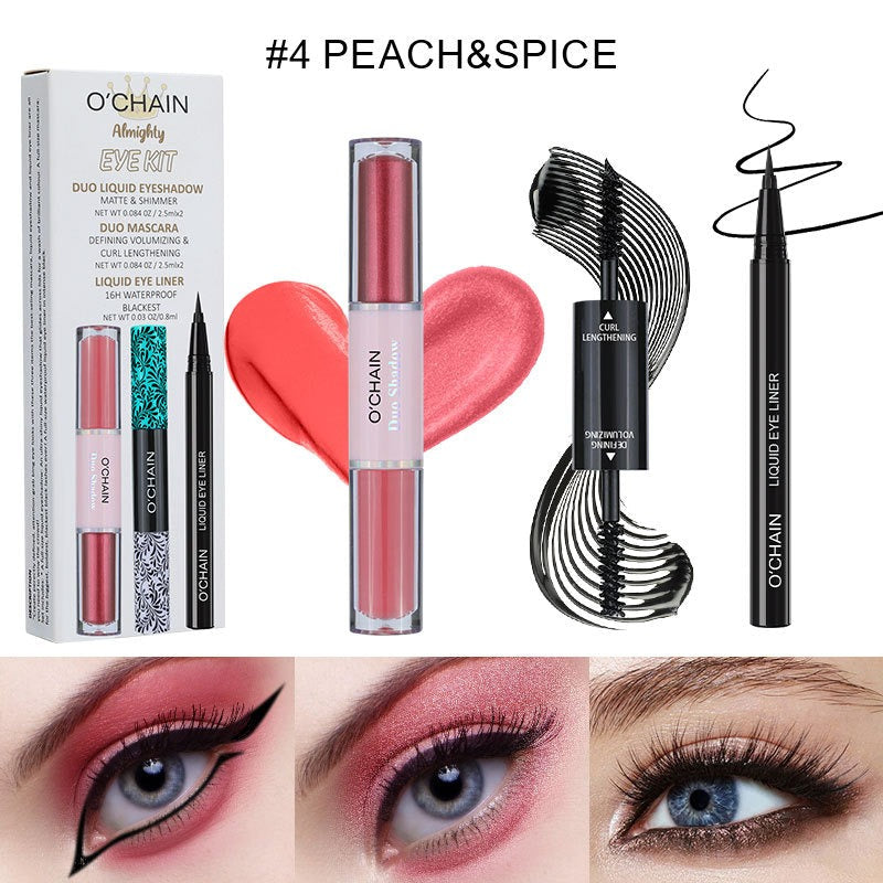Eye Makeup Kit for Long, Thick, Curling Defined Lashes