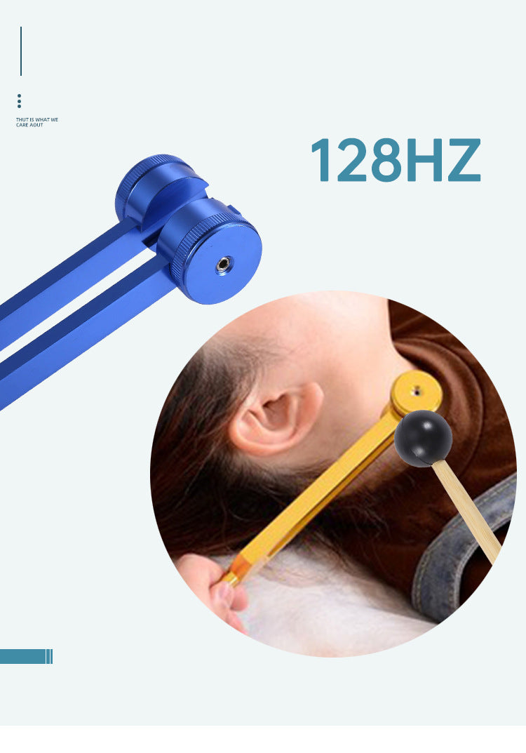 128 Hz Tuning Fork Healing Device — Precision Sound Therapy