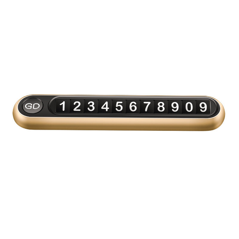 Parking Plate — Clear LED Illuminated Temporary Parking