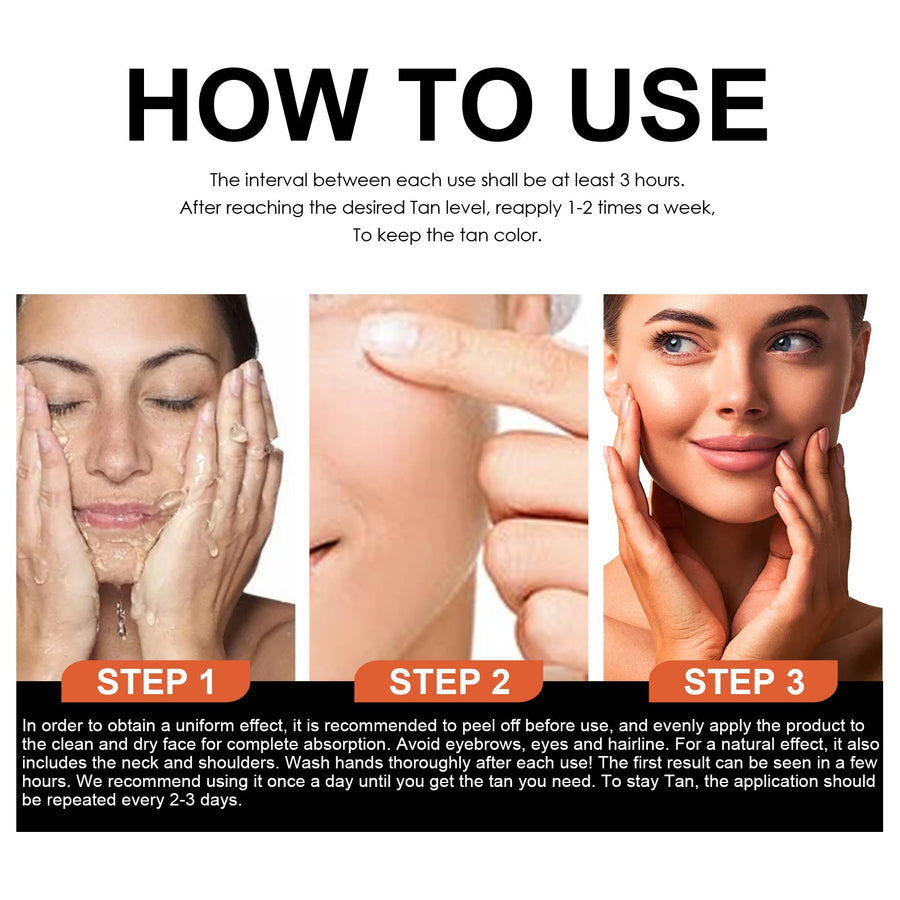 Aloe Vera Self-Tanning Cream for Natural Sun-Kissed Glow