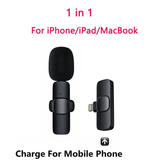 Buttonhole Wireless Lavalier Mic — Crystal‑Clear Audio Up