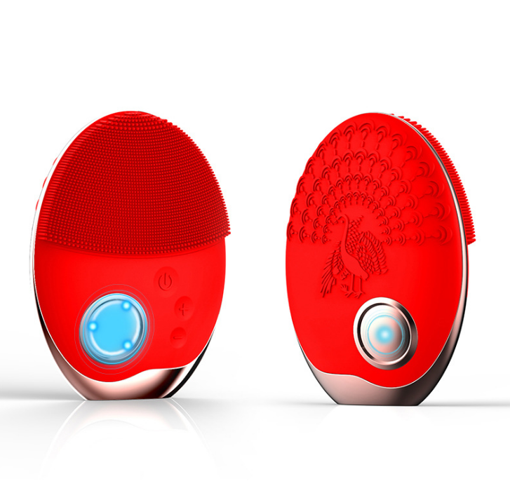 Sonic LED Facial Brush — Clearer Skin with Tri-Light Therapy