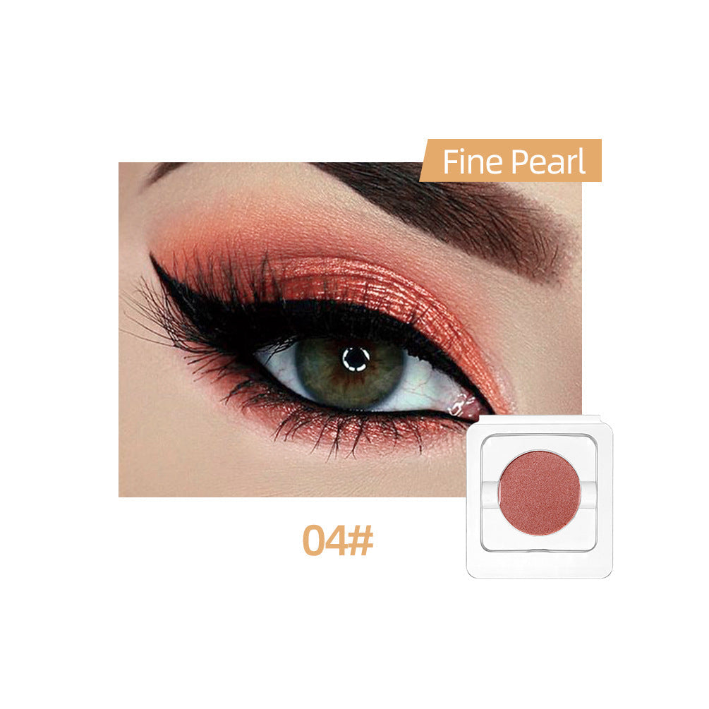 Waterproof Pearlescent Eyeshadow for Warm Golden Radiance