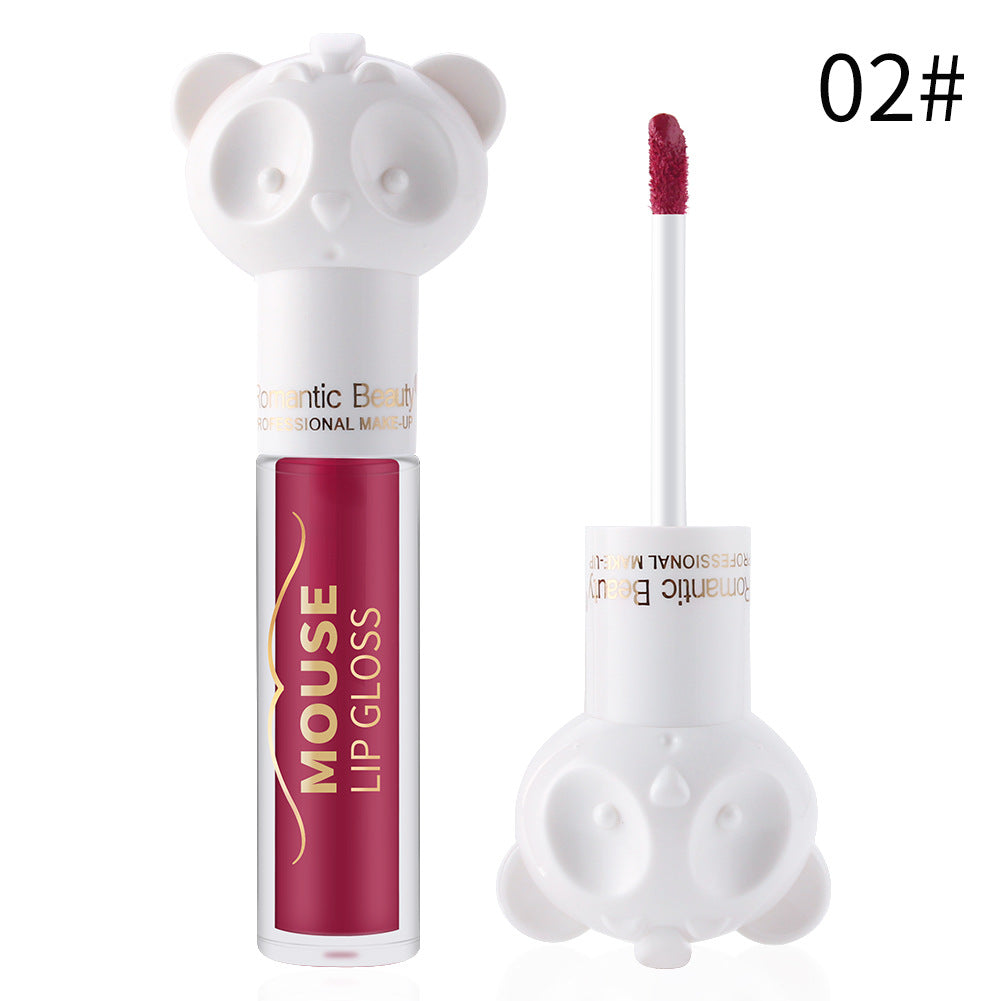 Lip Glaze for Soft-Matte Berry-Toned Color